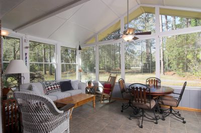 Sunroom with Custom Windows